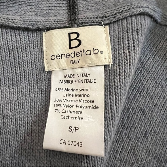 Benedetta.B Merino Wool Cashmere Vest Size Small - Picture 7 of 8